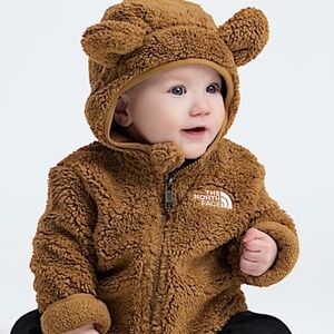 The North Face Baby Campshire Full Zip Hoodie in Brown